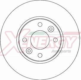 AP XENERGY X602714 - Тормозной диск unicars.by