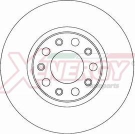 AP XENERGY X602711 - Тормозной диск unicars.by