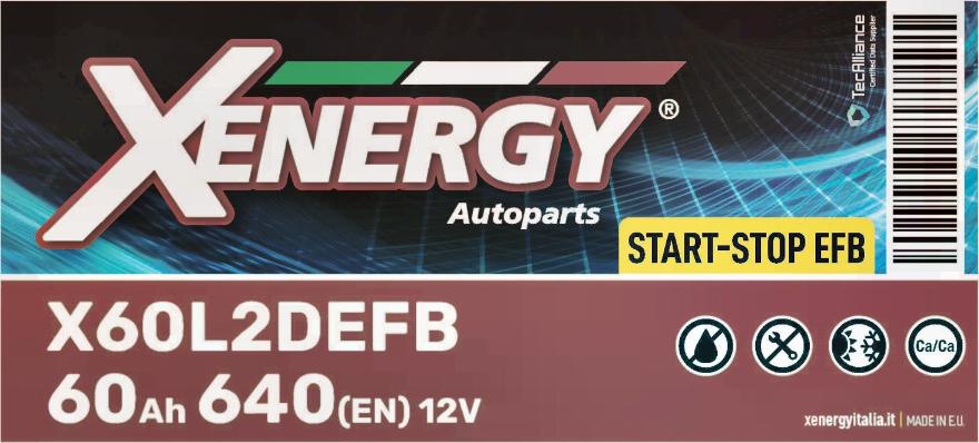 AP XENERGY X60L2DEFB - Стартерная аккумуляторная батарея, АКБ unicars.by