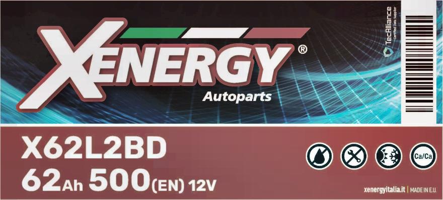 AP XENERGY X62L2BD - Стартерная аккумуляторная батарея, АКБ unicars.by