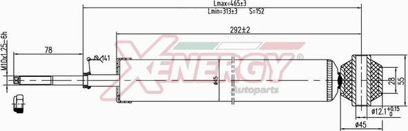 AP XENERGY X040349 - Амортизатор unicars.by