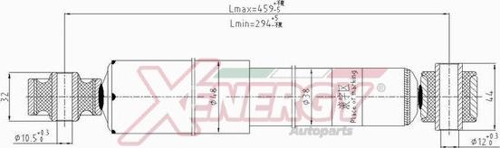 AP XENERGY X0021343 - Амортизатор unicars.by