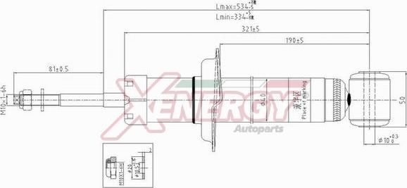 AP XENERGY X007341 - Амортизатор unicars.by