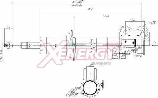 AP XENERGY X080632 - Амортизатор unicars.by