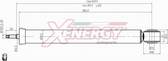 AP XENERGY X032348 - Амортизатор unicars.by