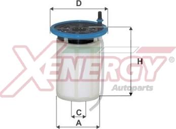 AP XENERGY X159996 - Топливный фильтр unicars.by