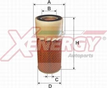 AP XENERGY X159430 - Воздушный фильтр, двигатель unicars.by