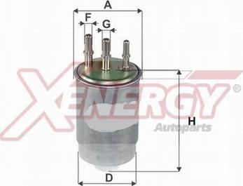 AP XENERGY X1598421 - Топливный фильтр unicars.by