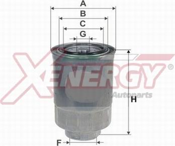 AP XENERGY X159855 - Топливный фильтр unicars.by