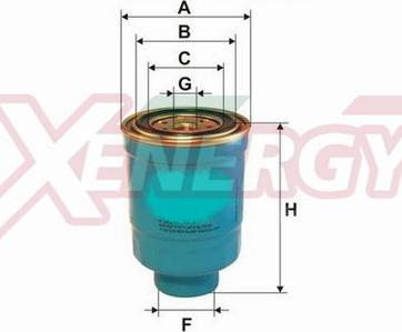 AP XENERGY X1510452 - Топливный фильтр unicars.by