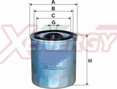 AP XENERGY X1510133 - Топливный фильтр unicars.by