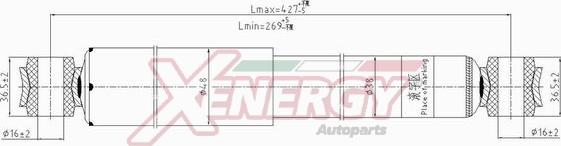 AP XENERGY X153343 - Амортизатор unicars.by