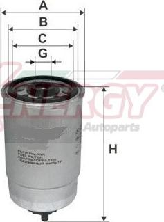 AP XENERGY X157107 - Топливный фильтр unicars.by