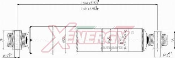 AP XENERGY X100444 - Амортизатор unicars.by