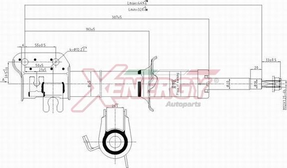 AP XENERGY X116632 - Амортизатор unicars.by