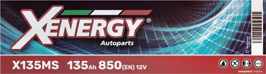 AP XENERGY X135MS - Стартерная аккумуляторная батарея, АКБ unicars.by