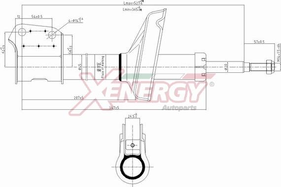 AP XENERGY X848333 - Амортизатор unicars.by