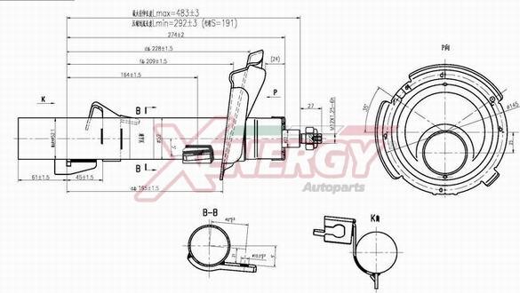 AP XENERGY X843334 - Амортизатор unicars.by