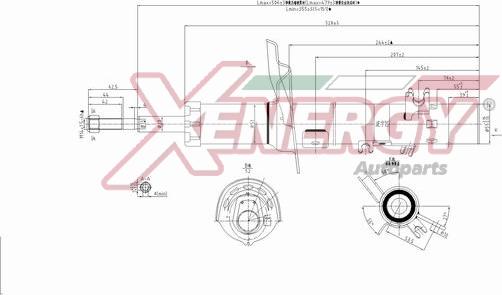 AP XENERGY X8014333 - Амортизатор unicars.by