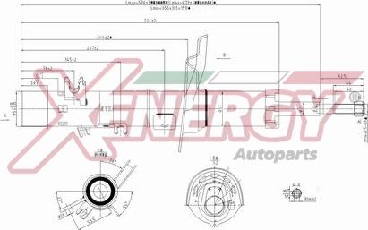 AP XENERGY X8015333 - Амортизатор unicars.by