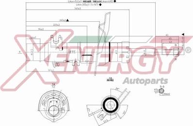 AP XENERGY X8013333 - Амортизатор unicars.by