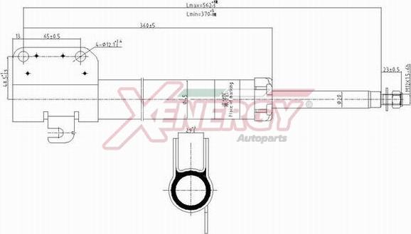 AP XENERGY X801332 - Амортизатор unicars.by