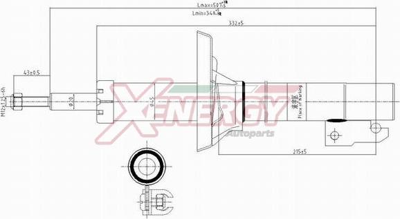 AP XENERGY X818633 - Амортизатор unicars.by