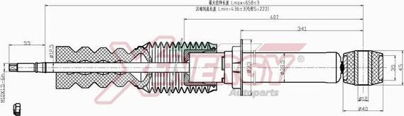 AP XENERGY X817341 - Амортизатор unicars.by