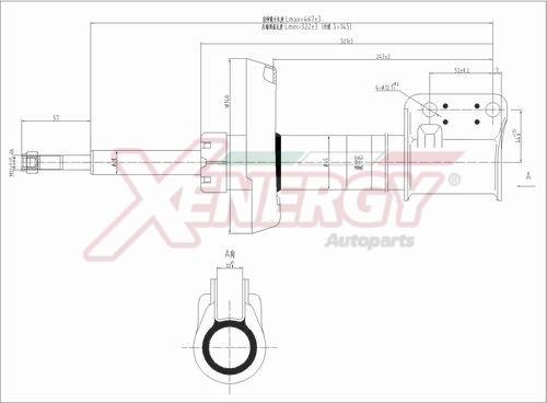 AP XENERGY X831333 - Амортизатор unicars.by