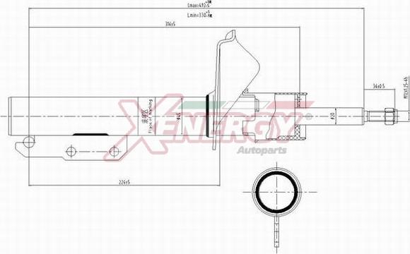 AP XENERGY X826333 - Амортизатор unicars.by