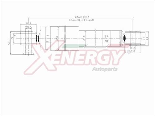 AP XENERGY X392343 - Амортизатор unicars.by