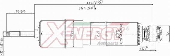 AP XENERGY X309344 - Амортизатор unicars.by