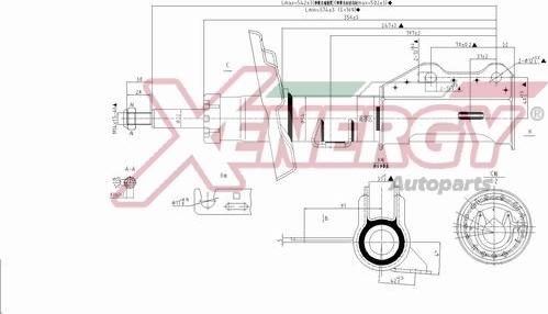 AP XENERGY X372339 - Амортизатор unicars.by