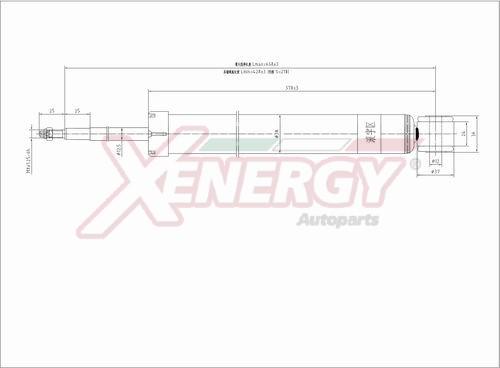 AP XENERGY X290343 - Амортизатор unicars.by