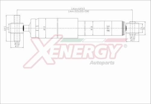 AP XENERGY X291343 - Амортизатор unicars.by