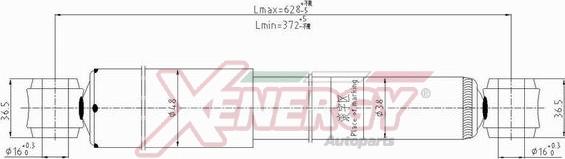 AP XENERGY X292343 - Амортизатор unicars.by