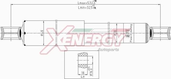 AP XENERGY X240443 - Амортизатор unicars.by