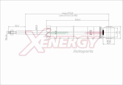 AP XENERGY X289343 - Амортизатор unicars.by