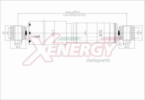 AP XENERGY X283344 - Амортизатор unicars.by