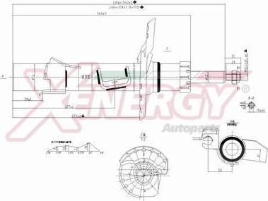 AP XENERGY X721339 - Амортизатор unicars.by