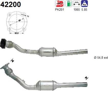 AS 42200 - Катализатор unicars.by