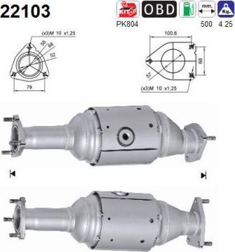 AS 22103 - Катализатор unicars.by