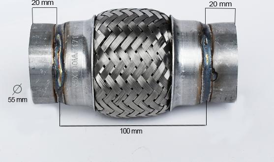 ASAM 33748 - Гофрированная труба, выхлопная система unicars.by