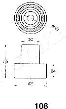 Ashika 45-01-108 - Натяжитель, ремень ГРМ unicars.by