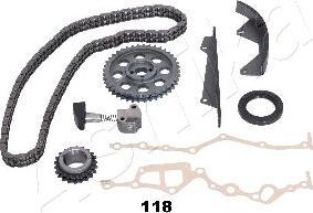 Ashika KCK118 - Комплект цепи привода распредвала unicars.by