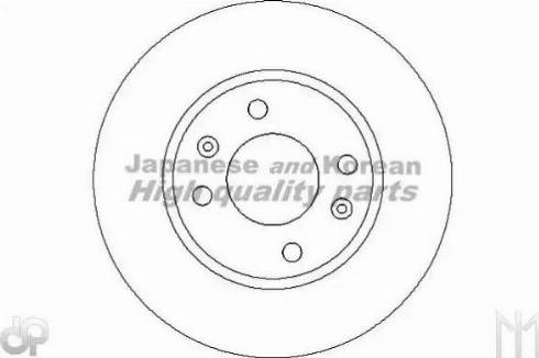 Ashuki 0990-8250 - Тормозной диск unicars.by