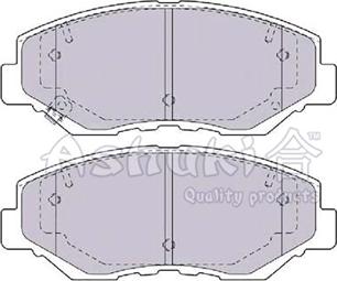 Ashuki 1080-1604 - Тормозные колодки, дисковые, комплект unicars.by