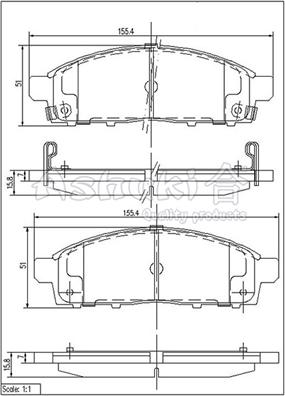 BENDIX 572574 - Тормозные колодки, дисковые, комплект unicars.by