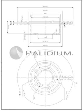 Ashuki P330-240 - Тормозной диск unicars.by