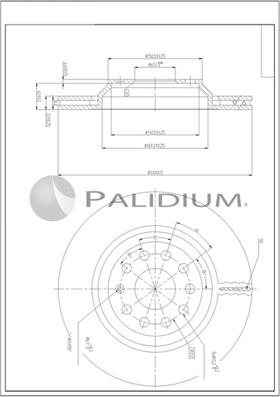 Ashuki P331-137 - Тормозной диск unicars.by